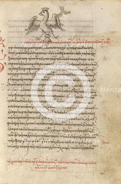 A Crowned Eagle, 1510-1520. Creator: Unknown.