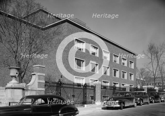 Lamont Library, Harvard University, Cambridge, Massachusetts, 1949. Creator: Gottscho-Schleisner, Inc.