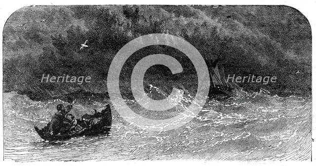 "The Tempest": Prospero adrift, 1860. Creator: Unknown.