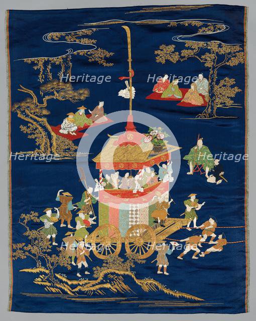 Embroidered Fukusa, late 1800s-early 1900s. Creator: Unknown.