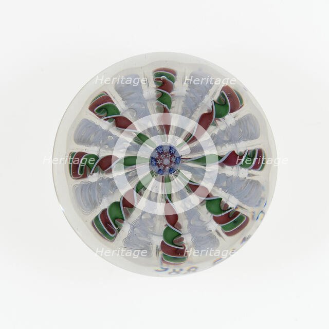 Paperweight, France, c. 1845-60. Creator: Saint-Louis Glassworks.