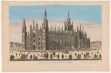 View of the Duomo in Milan, 1759-c.1796. Creator: Unknown.
