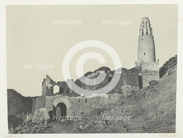 Mosquée de Bellal au Village de Bab; Nubie, 1849/51, printed 1852. Creator: Maxime du Camp.