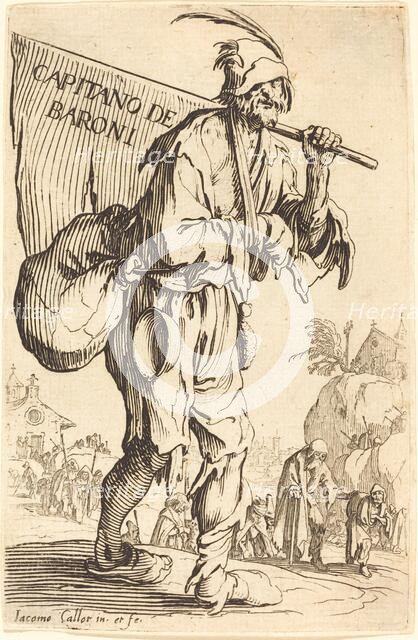 Captain of the Barons, c. 1622. Creator: Jacques Callot.