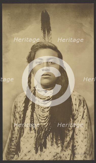 Young Crow Groom, Ft. Keogh, negative 1878-1881. Creator: Laton Alton Huffman.