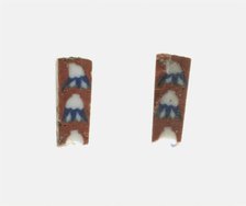 Fragments of Inlays Depicting Lotus Buds (?), 1st century BCE-1st century CE. Creator: Unknown.