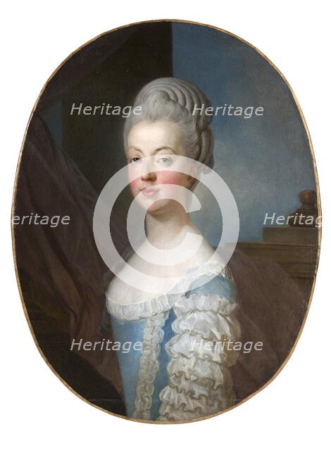 Portrait of Archduchess Maria Antonia of Austria (1755-1793), the later Queen Marie..., ca 1770. Creator: Duplessis, Joseph-Siffred (1725-1802).