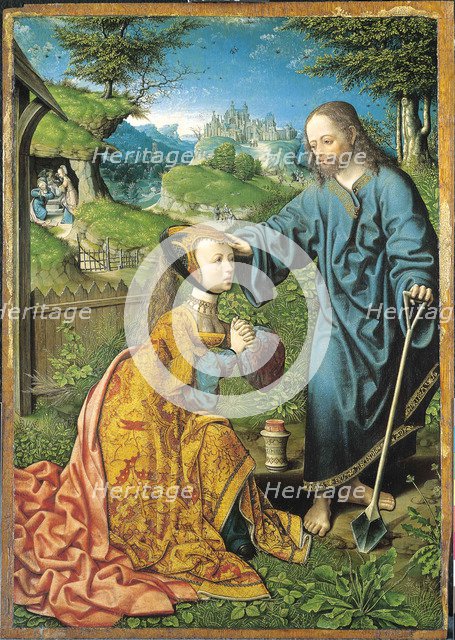 Noli me Tangere. Artist: Cornelisz van Oostsanen, Jacob (ca. 1470-1533)