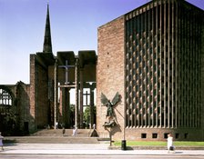 Coventry Cathedral, West Midlands, 1989. Artist: Unknown