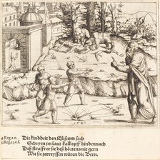 The Murder of the Children of Bethel, 1547. Creator: Augustin Hirschvogel.