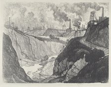 The Iron Mine, 1916. Creator: Joseph Pennell.