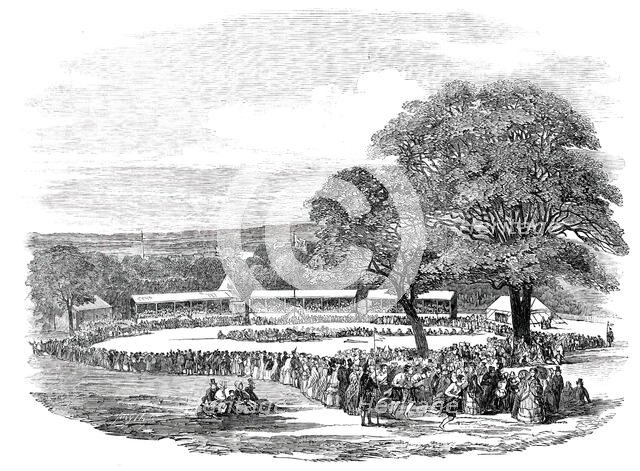 The Scottish Fete, in Lord Holland's Park, 1850. Creator: Unknown.