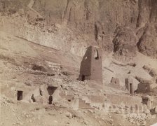 Deir el Bahri, Mortuary Temple of Queen Hatshepsut. Luxor, West Bank (Thebes), 19th century. Creator: Anon.