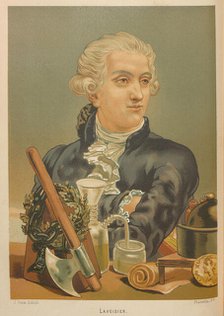 Portrait of Antoine-Laurent Lavoisier (1743-1794), 1879. Creator: Planella y Rodríguez, Juan (1849-1910).