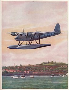 The upper component of the Short-Mayo Composite Aircraft 'Mercury', c1929 (c1937). Artist: Unknown.