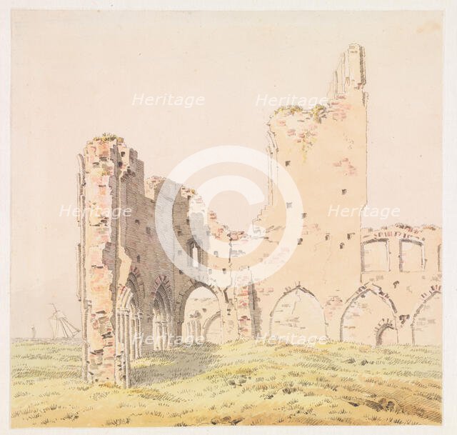 Monastery ruin Eldena near Greifswald , 1814. Creator: Friedrich, Caspar David (1774-1840).