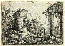 Italian Landscape with Ruins, n.d. Creator: Jonas Umbach.