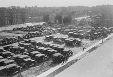 Auto's parked at Ebbets Field, 1916. Creator: Bain News Service.