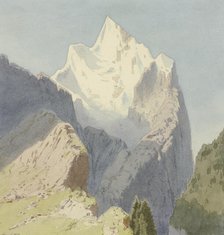 The glacial Rosenlaui, 1856. Creator: Carl Theodor Reiffenstein.