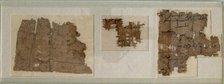 Papyrus fragment, Coptic, A.D. 6th century or later. Creator: Unknown.