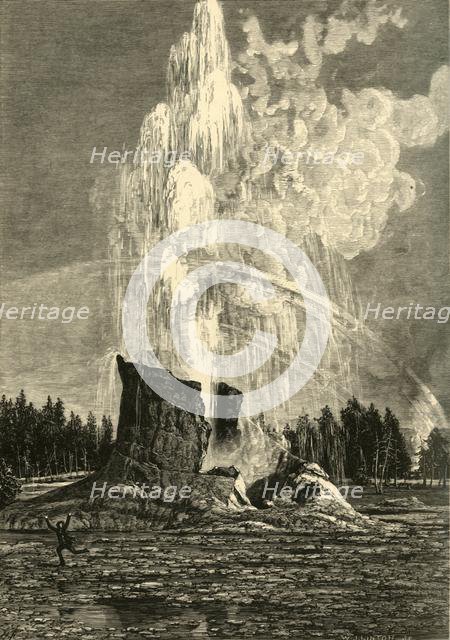 'The Giant Geyser', 1872.  Creator: W. J. Linton.