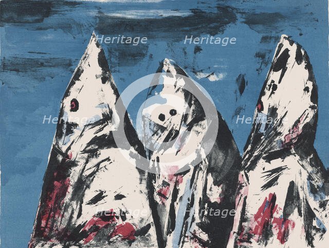 Ku Kluxers, 1937 - 1939 (Approximate). Creator: Chet Harmon La More.