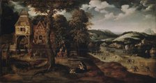 Landscape with the Flight into Egypt, ca 1524. Artist: Patinir, Joachim (ca. 1480-1524)