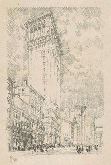 Flatiron Building, 1904. Creator: Joseph Pennell.