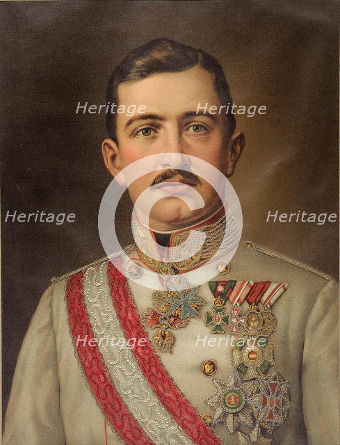 Emperor Charles I of Austria (1887-1922), King of Hungary, c. 1917. Creator: Anonymous.