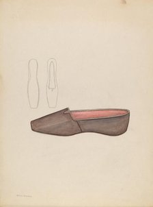 Slipper, 1935/1942. Creator: Melita Hofmann.