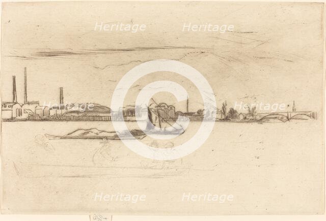 Price's Candle-Works, c. 1875. Creator: James Abbott McNeill Whistler.