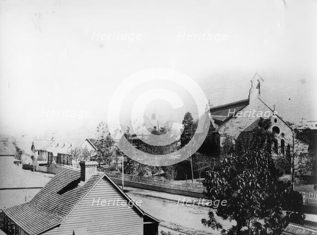 All Saints Church, Wickham Terrace from Dr Bancroft's c1884. Creator: Unknown.