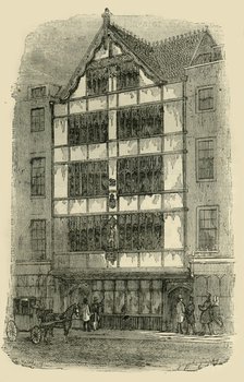 'Street Front of Crosby Hall', c1872. Creator: Unknown.