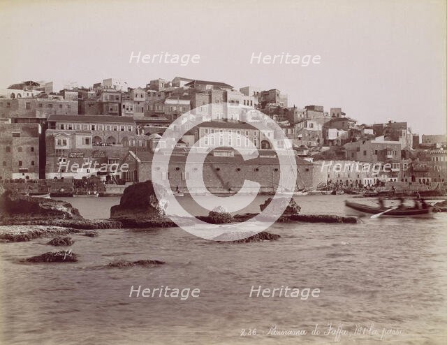 Panorama de Jaffa, ca. 1880. Creator: Felix Bonfils.
