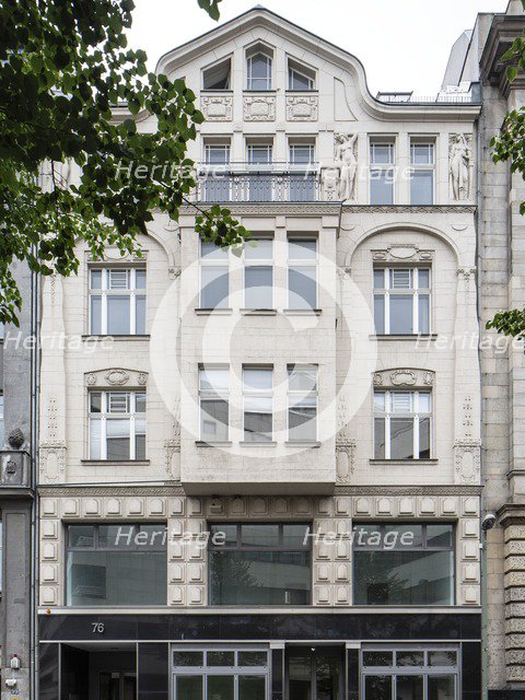 Haus Hillbrich, Mauerstrasse 76,  Berlin, Germany, (1908), 2018. Artist: Alan John Ainsworth.