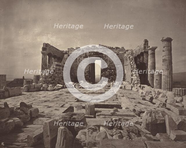 The Acropolis of Athens, plate 14, 1869/1870. Creator: William James Stillman.