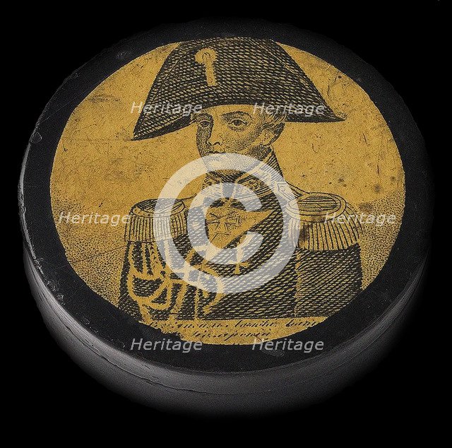 Snuff box with Portrait of Alexander Ivanovich Kazarsky (1797-1833), First quarter of 19th cen.