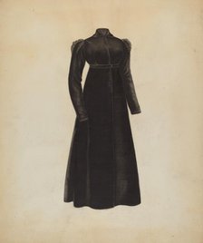 Woman's Coat, 1935/1942. Creator: Mina Greene.