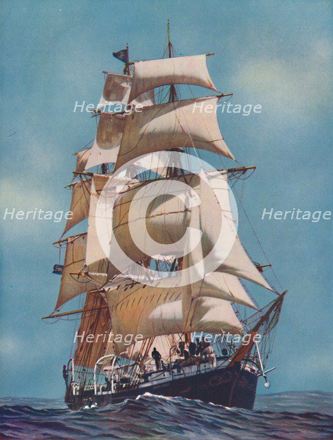 'A Training Ship for Fifty-Two Years, the Joseph Conrad is now registered as a yacht', 1937. Artist: Unknown.