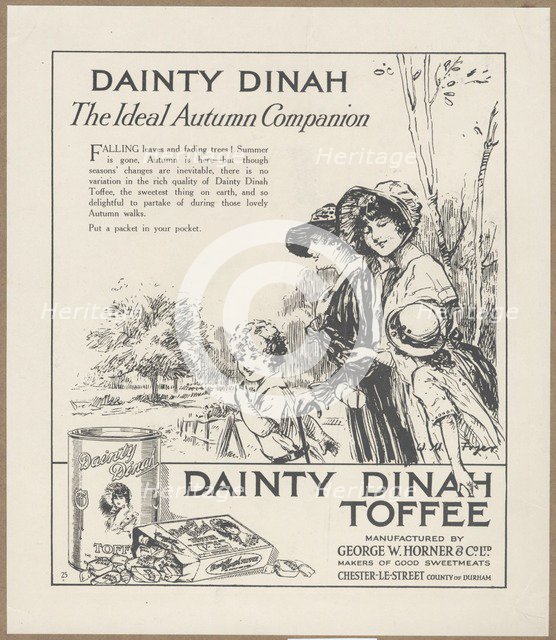 Dainty Dinah Toffee, c.1920. Creator: Wilfred Fryer.