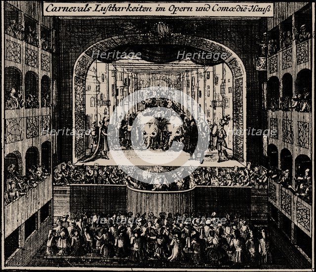 Margrave Theatre in Erlangen, 1721.