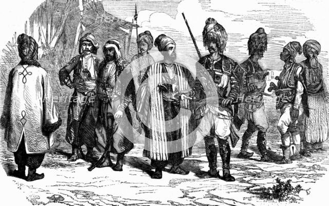 'Bashi Bozouks, Volunteers to the Turkish Forces', 1854. Creator: Unknown.