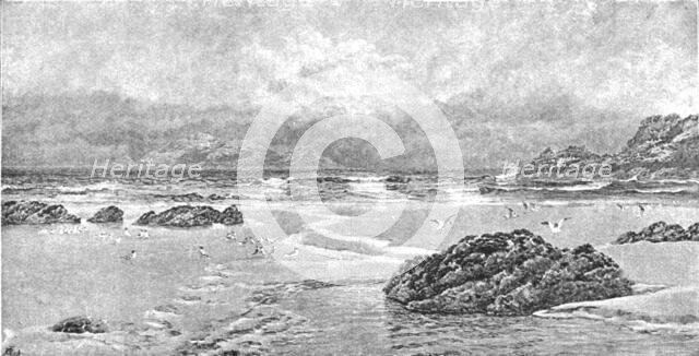 ''Pictures of the Year - V. "Gull Island: A Conversazione", after John Brett, ARA', 1891. Creator: Unknown.