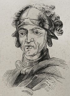 Ramiro I (c790-850), King of Asturias from 842 to 850, 1853.  Creator: Unknown.