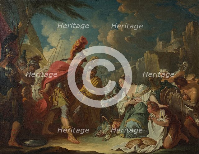 David und Abigail, First half of the 18th cent..