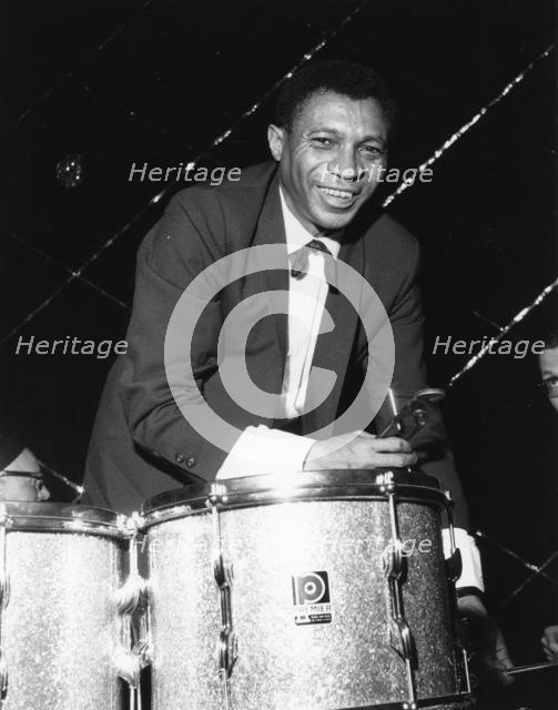 Sam Woodyard, American jazz drummer, c1963. Creator: Brian Foskett.