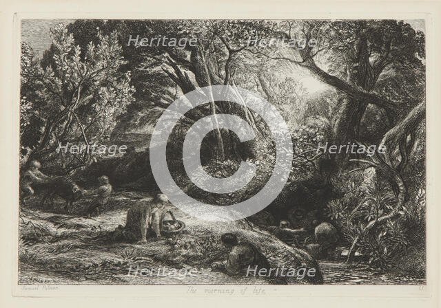 The Morning Of Life, 1860-72. Creator: Samuel Palmer.