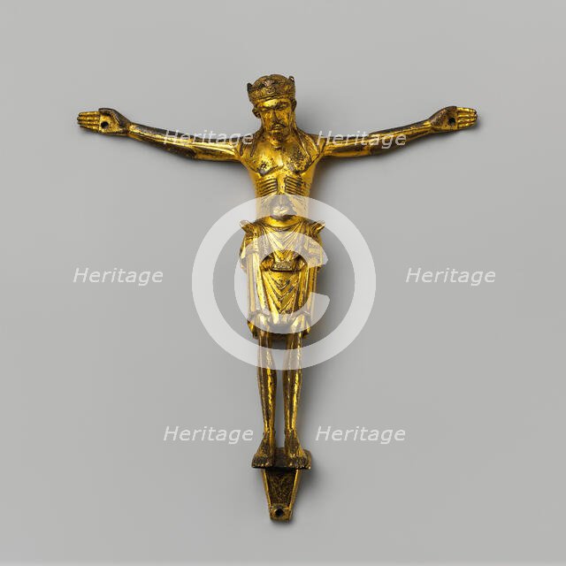 Crucified Christ, French, ca. 1150. Creator: Unknown.