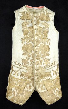 Waistcoat, probably Spanish, 1750-70. Creator: Unknown.