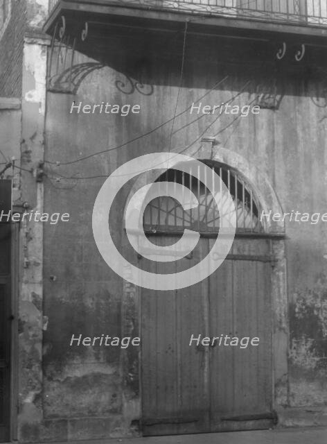 Absinthe House entrance, New Orleans, between 1920 and 1926. Creator: Arnold Genthe.